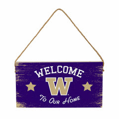 University of Washington Wood Wall Sign, 6x11, Collegiate, Home