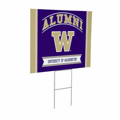 University of Washington Coroplast Yard Sign Alumni, Collegiate, Home