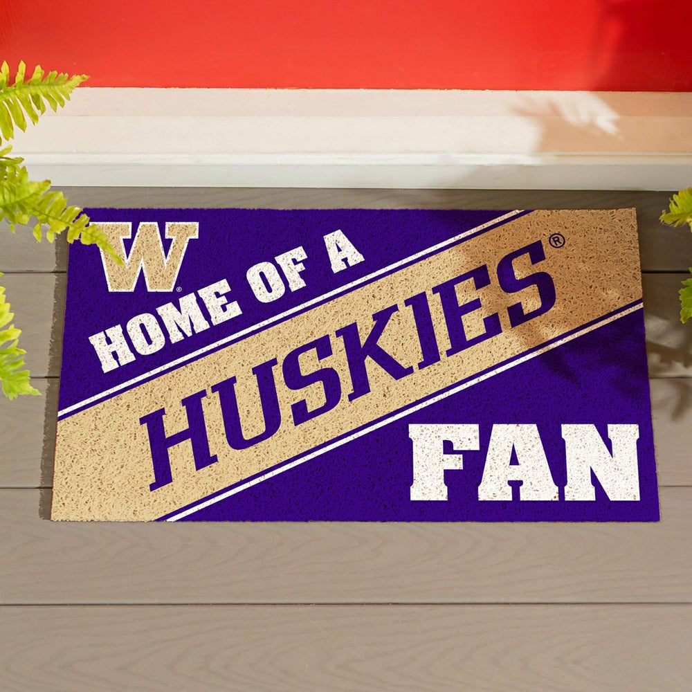 University of Washington, PVC Mat COLOR, Home of a Fan, Collegiate