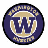 LED Wall Decor, Round, University of Washington, Collegiate, Home