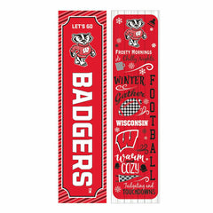 46" Double Sided Leaner, University of Wisconsin-Madison, Winter Seaso, Collegiate, Home