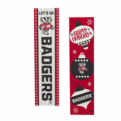 47" Double Sided Leaner, University of Wisconsin-Madison, Christmas, Collegiate, Home