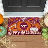 Virginia Tech Halloween PVC Mat, 28"x16", Collegiate