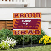 Virginia Tech Coroplast Yard Sign Graduate, Collegiate, Home