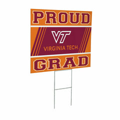 Virginia Tech Coroplast Yard Sign Graduate, Collegiate, Home