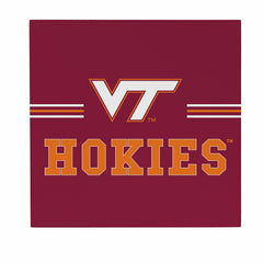 Virginia Tech Wood Wall Sign, 12x12, Collegiate, Home