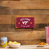 Virginia Tech Wood Wall Sign, 6x11, Collegiate, Home