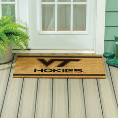 Virginia Tech Large One Color Coir Mat, 36"x24", Collegiate