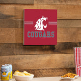 Washington State University Wood Wall Sign, 12x12, Collegiate, Home