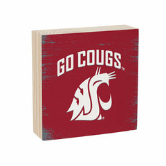 Washington State University Plock, Down Home Fans, 6x6, Collegiate, Home