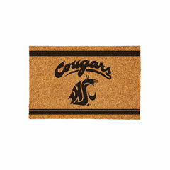 Washington State University Large One Color Coir Mat, 36"x24", Collegiate