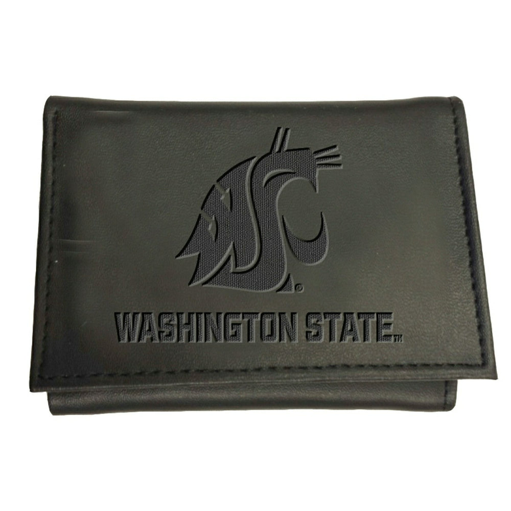 Washington State University, Tri-Fold Wallet, Black, Collegiate, Home