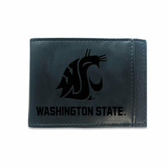 Front Pocket Wallet w/ RFID Blocking, Washington State University, Bla, Collegiate, Home
