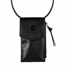 Washington State University, Cross Body Wallet, Black, Collegiate, Home