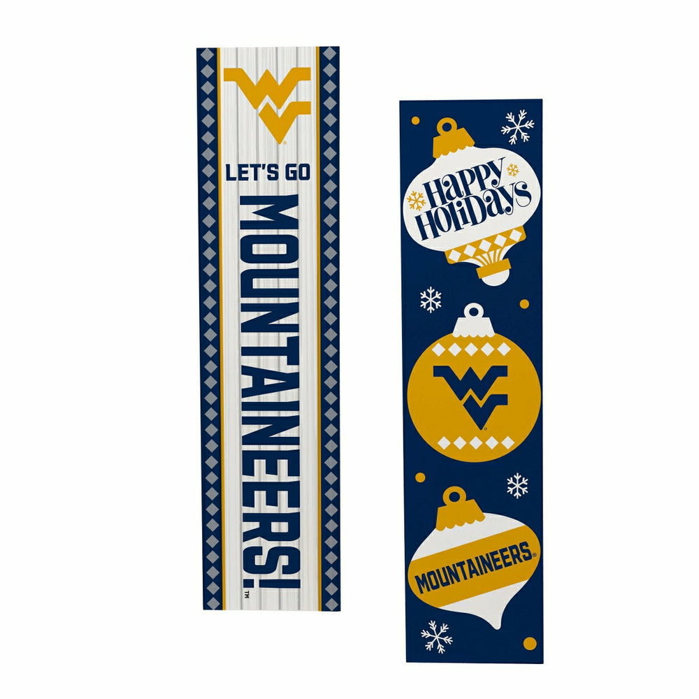 47" Double Sided Leaner, West Virginia University, Christmas, Collegiate, Home