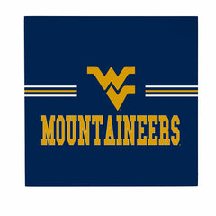 West Virginia University Wood Wall Sign, 12x12, Collegiate, Home