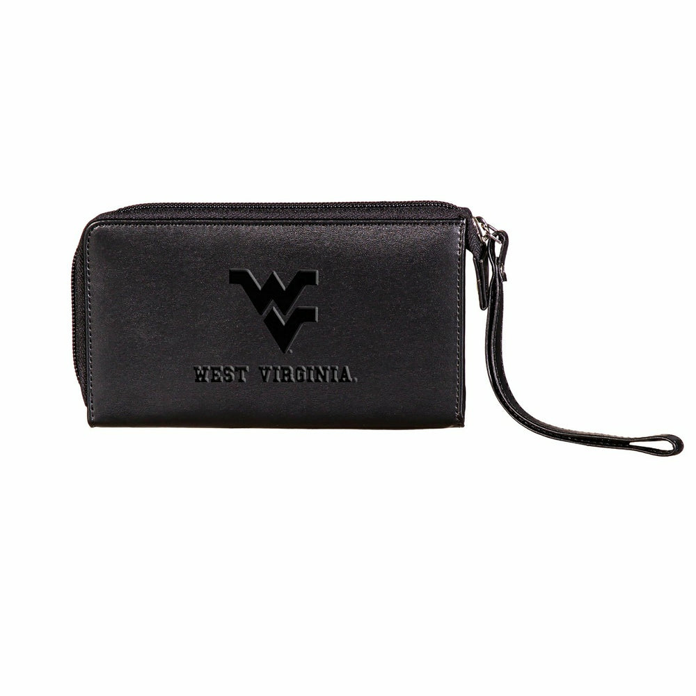 Wristlet Wallet, Black, West Virginia University, Collegiate, Home