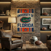 University of Florida, Canvas Wall Tapestry, Large, 54x36, Home, Collegiate
