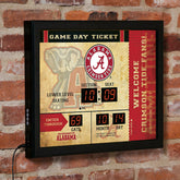 Scoreboard Wall Clock, Alabama, Home, Collegiate
