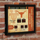 Scoreboard Wall Clock, Texas, Home, Collegiate