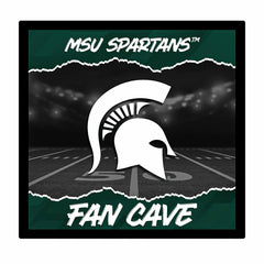 Michigan State University 23"H x 23"L LED Wall Decor, Edgelite, Square, Home, Collegiate
