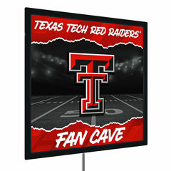 Texas Tech University 23"H x 23"L LED Wall Decor, Edgelite, Square, Home, Collegiate