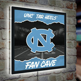 University of North Carolina 23"H x 23"L LED Wall Decor, Edgelite, Squ, Home, Collegiate