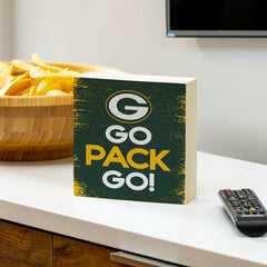 Green Bay Packers Plock, Down Home Fans, 6x6, Home, NFL