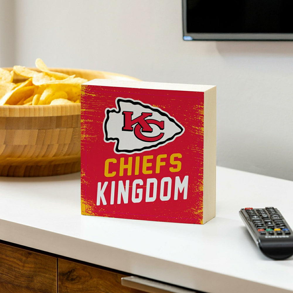 Kansas City Chiefs Plock, Down Home Fans, 6x6, Home, NFL