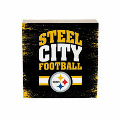 Pittsburgh Steelers Plock, Down Home Fans, 6x6, Home, NFL