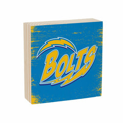 Los Angeles Chargers Plock, Down Home Fans, 6x6, Home