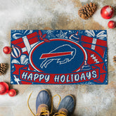 Buffalo Bills Holiday PVC Mat, 28"x16", NFL