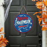 Buffalo Bills Halloween Round Door Décor with Hanging Rope, 18x18, NFL, Home