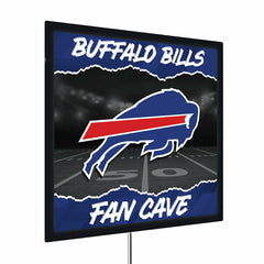 Buffalo Bills 23"H x 23"L LED Wall Decor, Edgelite, Square, NFL, Home