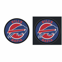 LED Wall Decor, Large Round, Buffalo Bills, Bills Mafia, NFL, Home
