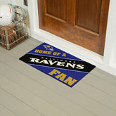 Baltimore Ravens, PVC Mat COLOR, Home of a Fan, NFL
