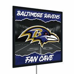 Baltimore Ravens 23"H x 23"L LED Wall Decor, Edgelite, Square, NFL, Home