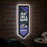 LED Wall Decor, Pennant, Baltimore Ravens, NFL, Home