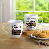 Baltimore Ravens, Ceramic Cup O'Java 17oz Gift Set, NFL, Home