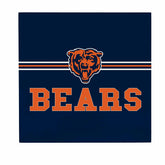 Chicago Bears Wood Wall Sign, 12x12, NFL, Home