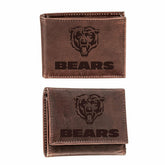 Chicago Bears, Bi-Fold and Tri-Fold Wallet Gift Set, Brown, NFL, Home