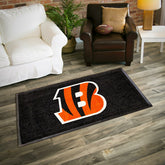3'x5' Large USA Indoor Outdoor Entryway Mat, Cincinnati Bengals, NFL