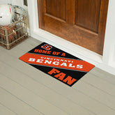 Cincinnati Bengals, PVC Mat COLOR, Home of a Fan, NFL