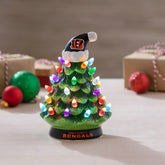8" LED Ceramic Christmas Tree, Cincinnati Bengals, NFL, Home