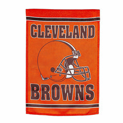 Cleveland Browns Embossed Suede House Flag, NFL, Home