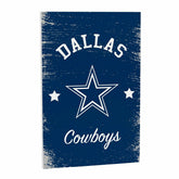 Dallas Cowboys Wood Wall Sign, 16x24, NFL, Home