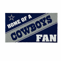 Dallas Cowboys, PVC Mat COLOR, Home of a Fan, NFL