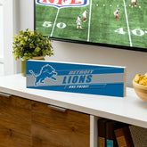 Detroit Lions Mantle Sign, Down Home Fans, 5x18, NFL, Home