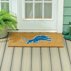 Detroit Lions Large Full Color Coir Mat, 36"x24", NFL