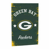 Green Bay Packers Wood Wall Sign, 16x24, NFL, Home